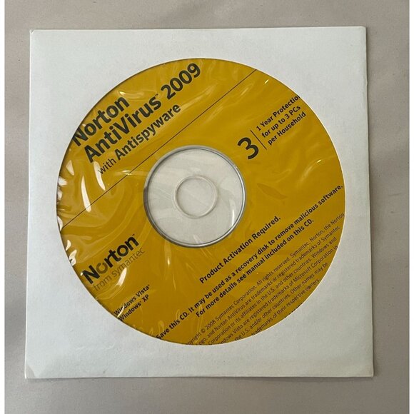NORTON Internet Security 2009 AntiVirus AntiSpyware Identity Safe with product k - Picture 6 of 6